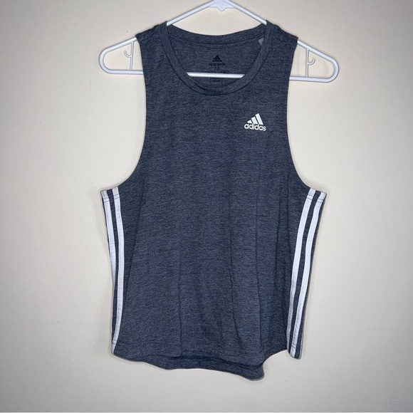 Adidas Aeroready Women’s Gray Tank Top Size Medium - Picture 6 of 7